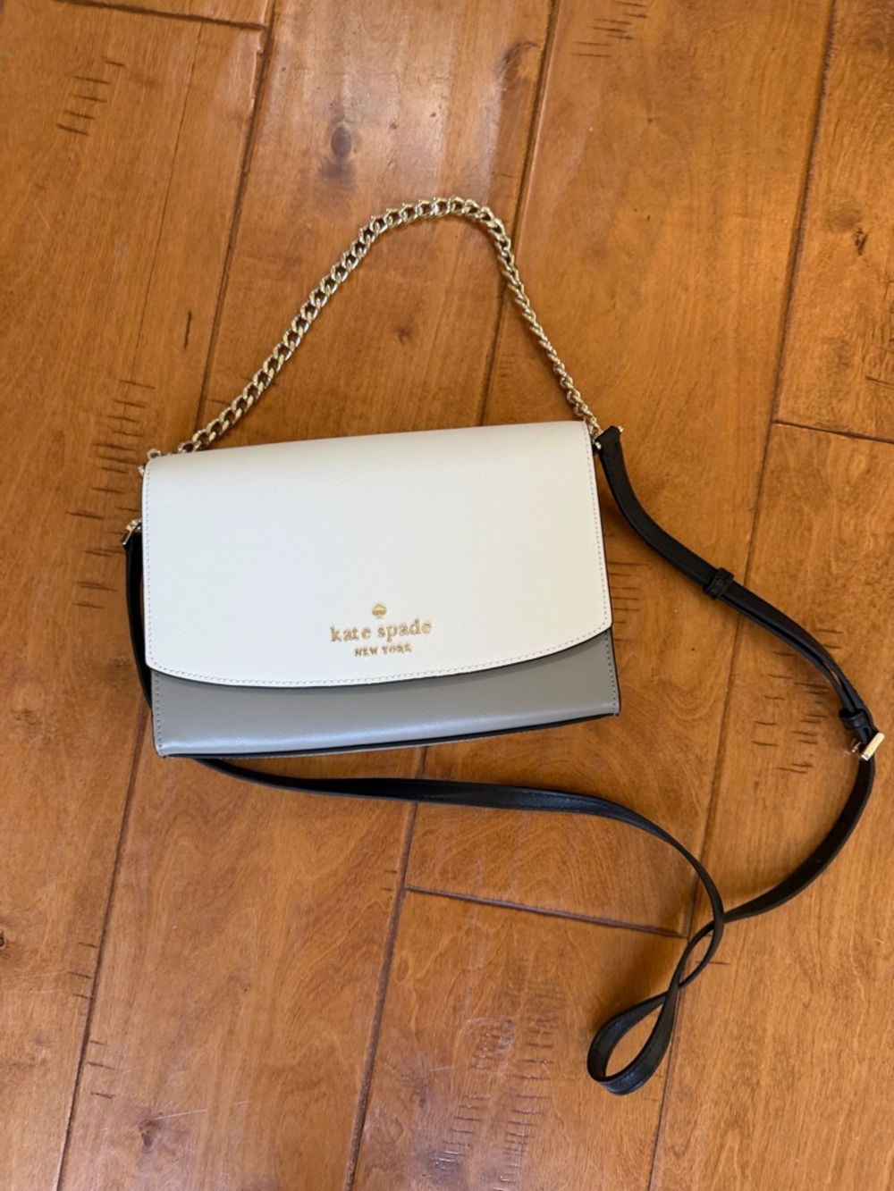Kate Spade Carson Colorblock Convertible Crossbody in Nimbus Grey